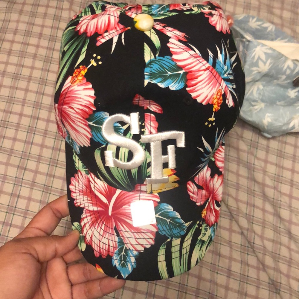 San Francisco colorful flower hat